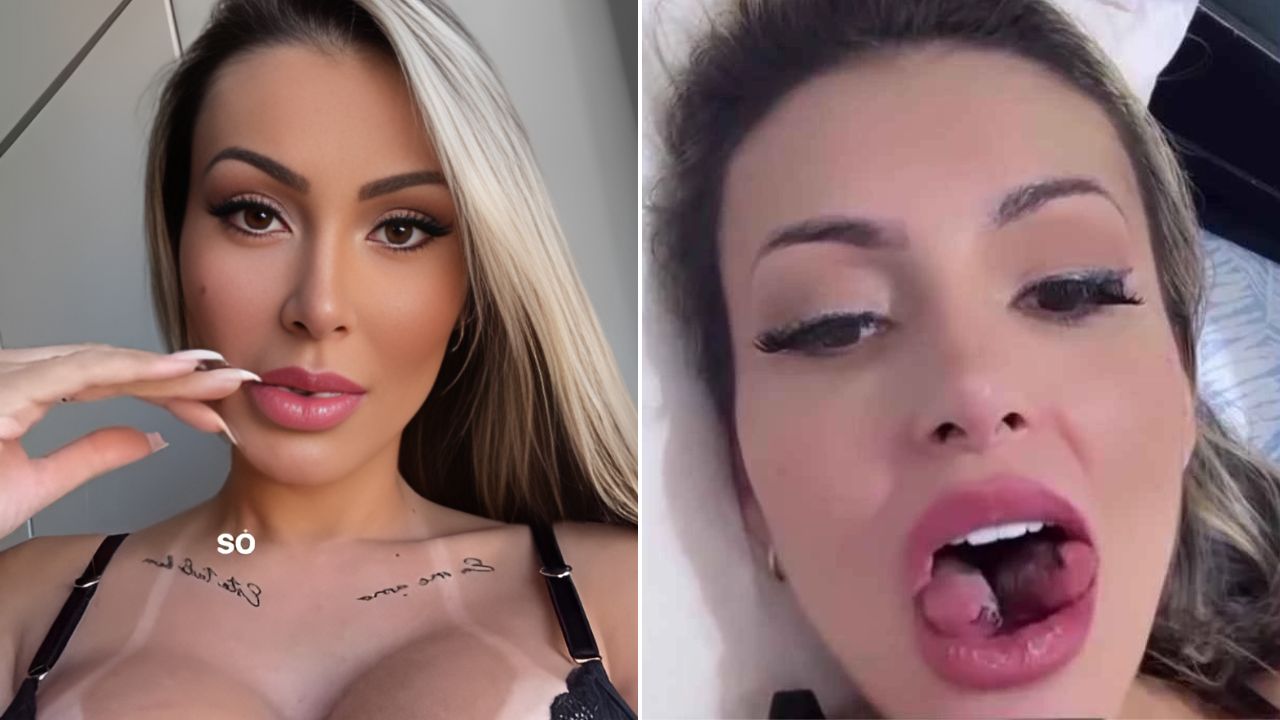 Polêmica: Andressa Urach Divide Língua ao Meio e Choca Seguidores com Vídeo