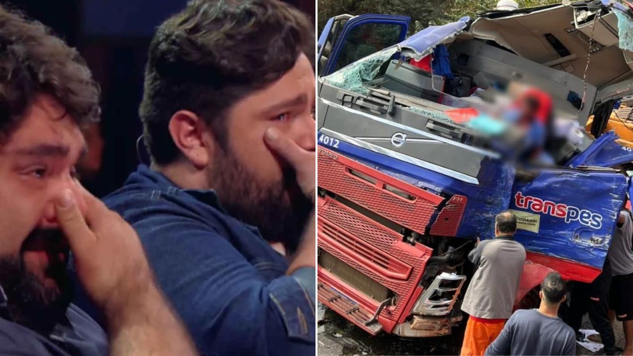 Ônibus da Dupla César Menotti e Fabiano Bate de Frente com Carreta em Acidente; Um dos Cantores Estava à Bordo