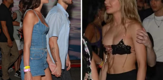 João Guilherme dá de cara com a ex-namorada Jade Picon ao chegar de mãos dadas com Bruna Marquezine em festa